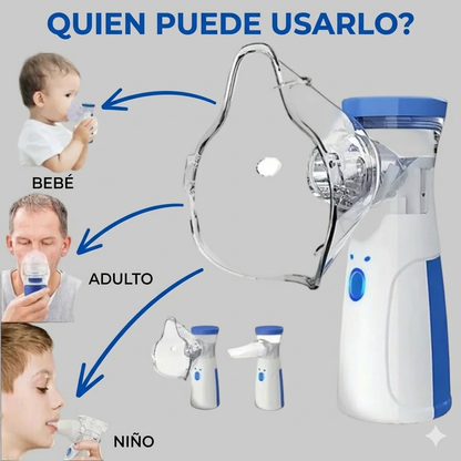 Alivio Respiratorio Rápido y Silencioso-Nebulizador Portátil Ultrasónico